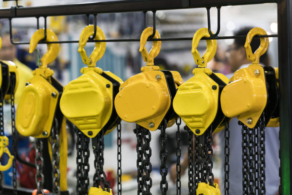 Yellow Manual Chain Hoists